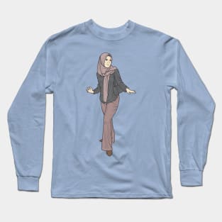 Sweet Brown and Black Long Sleeve T-Shirt